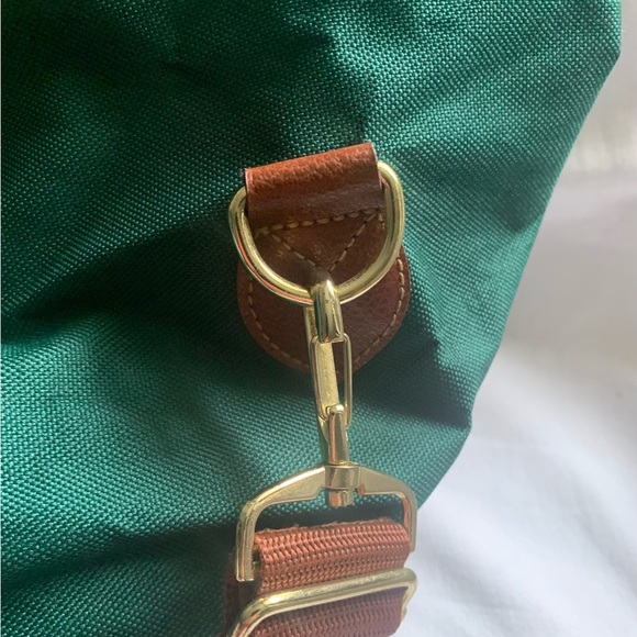 Vintage Ralph Lauran Polo Green Canvas and Leather Duffle Bag - Picture 3 of 8